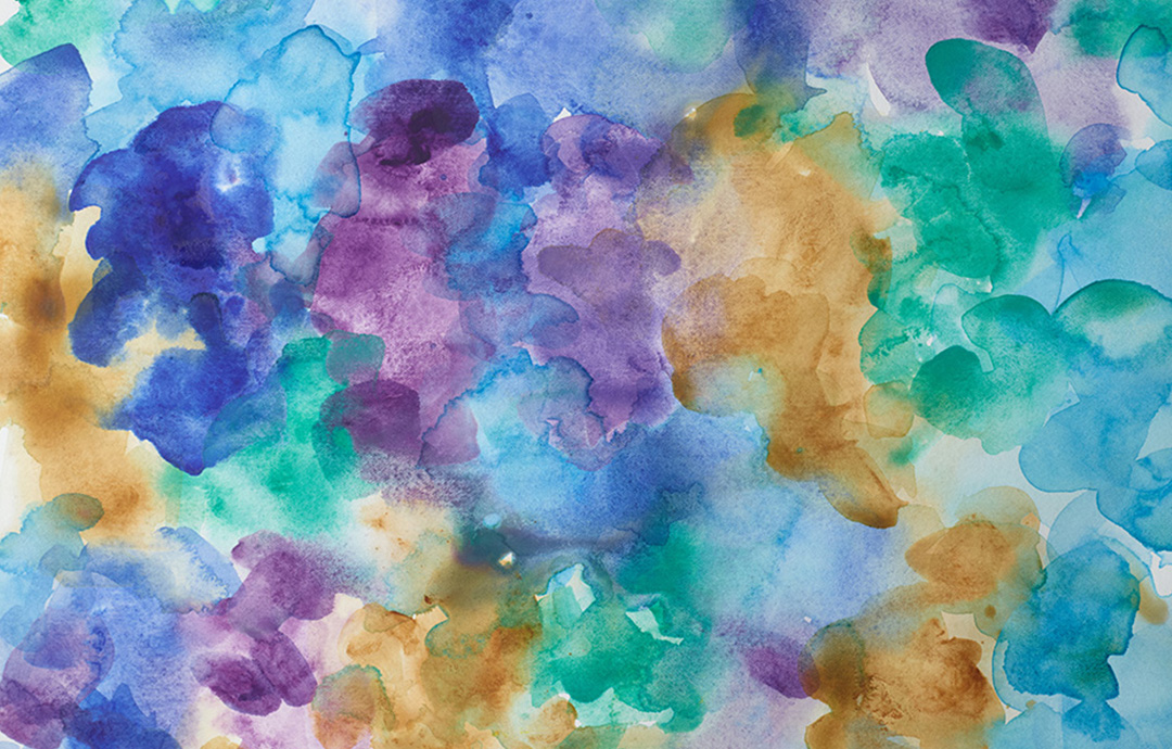 sada akvarelovych barev winsor newton - granulating colours text